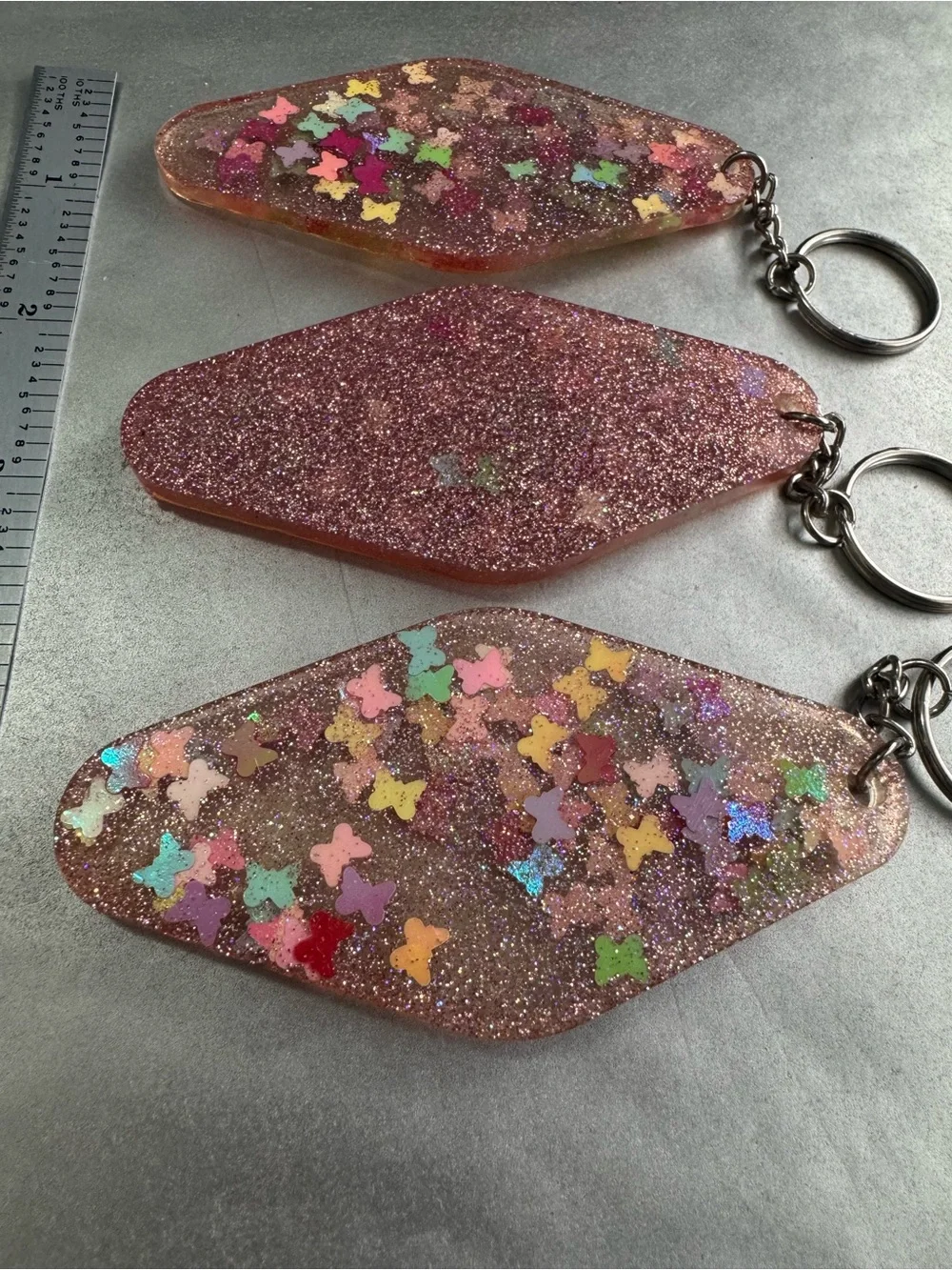 Handmade sparkling pink